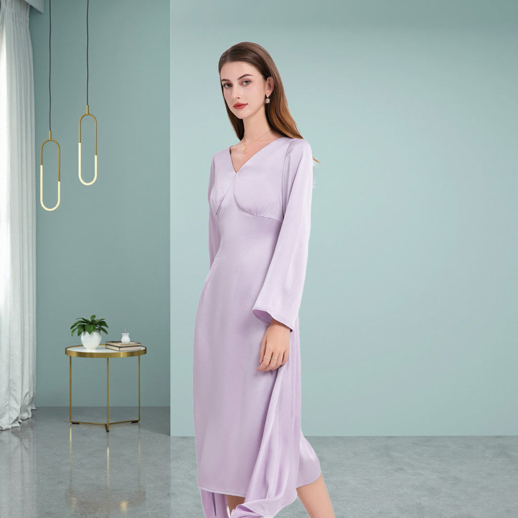 DINADD® Mit unregelmäßiger Avantgarde-Silhouette Anmutiges Freizeitkleid