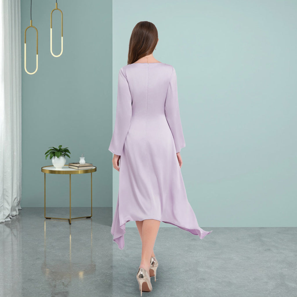 DINADD® Mit unregelmäßiger Avantgarde-Silhouette Anmutiges Freizeitkleid