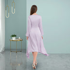 DINADD® Mit unregelmäßiger Avantgarde-Silhouette Anmutiges Freizeitkleid