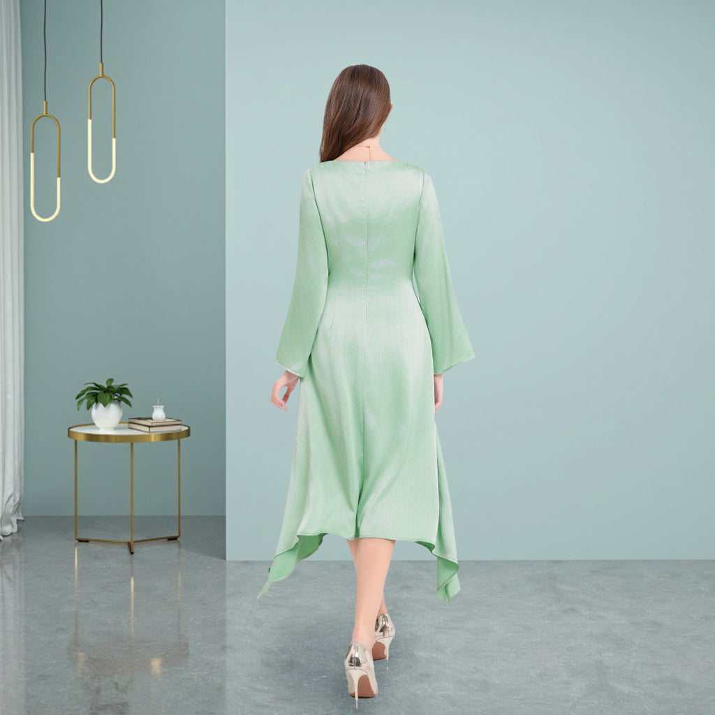 DINADD® Mit unregelmäßiger Avantgarde-Silhouette Anmutiges Freizeitkleid