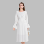 DINADD®️ Stilvolle elegante Tencel-Kleid