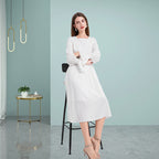 DINADD®️ Stilvolle elegante Tencel-Kleid
