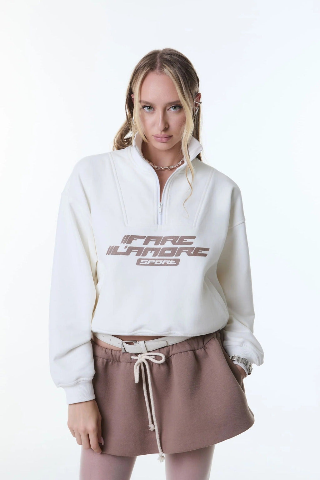 Stehkragen-Sweatshirt Damen | Style trifft auf Komfort